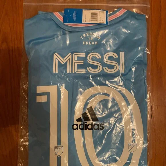 Y2K Inter Miami Jersey 2025/26 Messi #10 Blockcore Football Shirt Men’s L - Picture 5 of 6